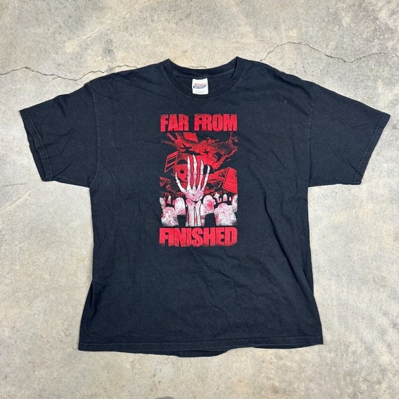 Think Fast Records Vintage T Shirt Graphic Zombie T Short Sleeve Mens XL Crewnec - Picture 1 of 7